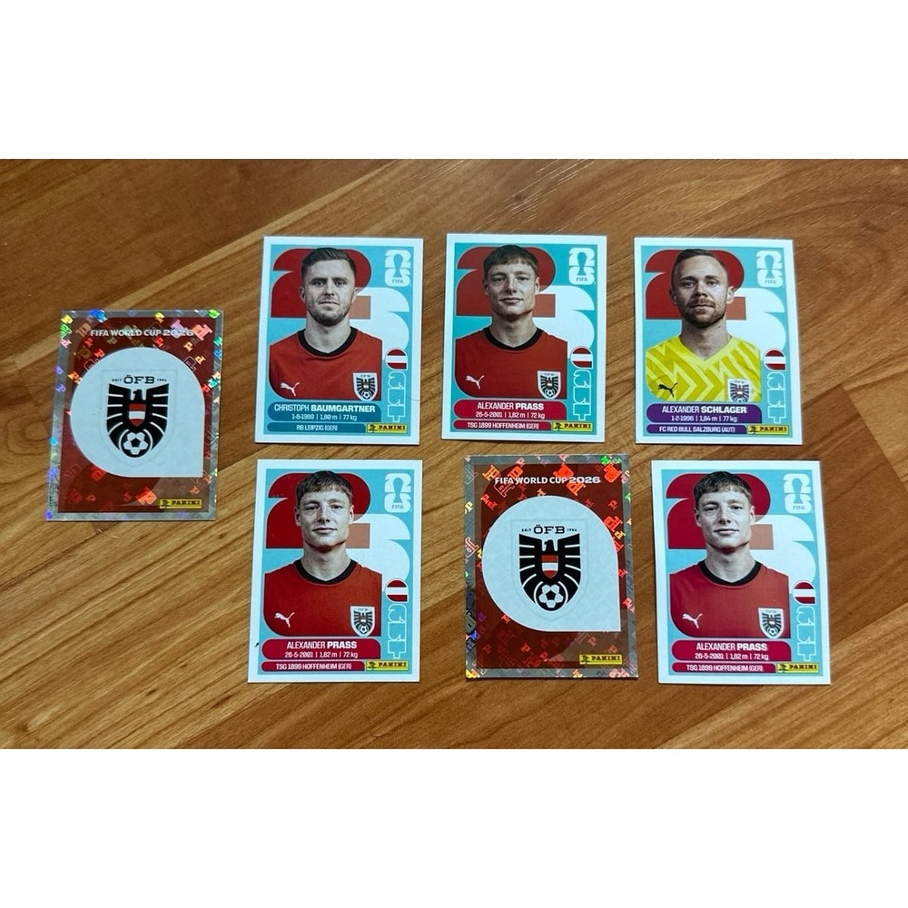 Panini‎ World Cup 2026 Austria Stickers